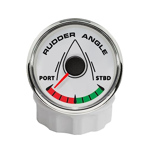 ELING 52 mm 2 Zoll Ruderwinkelanzeige Messgerät 0-190 Ohm Signal mit passendem Sensor mit 8-Farben-Hintergrundbeleuchtung für Schiffe ELING 52 mm 2 Zoll Ruderwinkelanzeige Messgerät 0-190 Ohm Signal mit passendem Sensor mit 8-Farben-Hintergrundbeleuchtung für Schiffe von ELING