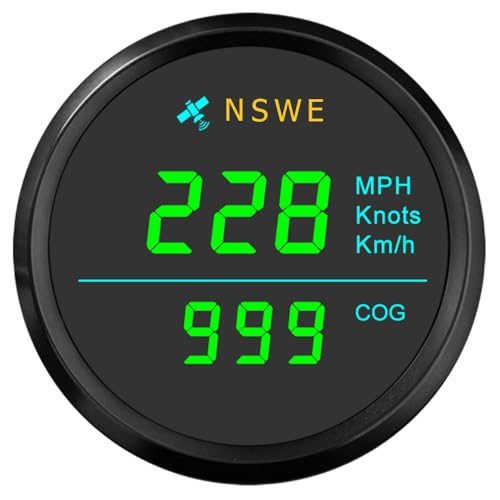 ELING 52 mm GPS-Tachometer wasserdichter Geschwindigkeitsmesser für Yachten Schiffe mit Kompass 12 V 24 Volt mit Hintergrundbeleuchtung ELING 52 mm GPS-Tachometer wasserdichter Geschwindigkeitsmesser für Yachten Schiffe mit Kompass 12 V 24 Volt mit Hintergrundbeleuchtung von ELING