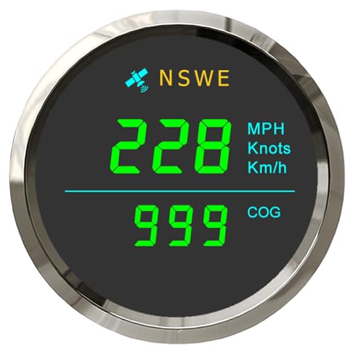 ELING 52 mm Universal-GPS-Tachometer mit Kompass und Hintergrundbeleuchtung für Boote und Schiffe ELING 52 mm Universal-GPS-Tachometer mit Kompass und Hintergrundbeleuchtung für Boote und Schiffe von ELING