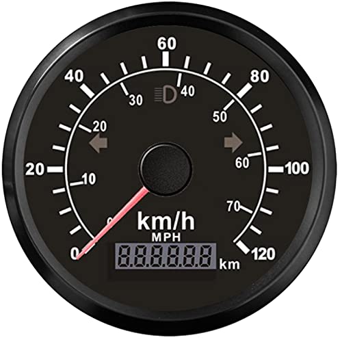 ELING 85 mm GPS-Tachometer 0–120 km/h 0–70 mph mit Gesamtkilometerstand mit rot-gelber Hintergrundbeleuchtung 12 V 24 V für Schiffe ATV UTV ELING 85 mm GPS-Tachometer 0–120 km/h 0–70 mph mit Gesamtkilometerstand mit rot-gelber Hintergrundbeleuchtung 12 V 24 V für Schiffe ATV UTV von ELING