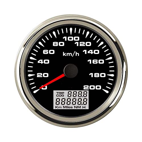 ELING Auto Motorrad GPS Tachometer Velometer 0–200 km/h Geschwindigkeit Kilometerzähler Kilometerstand mit Hintergrundbeleuchtung 85 mm ELING Auto Motorrad GPS Tachometer Velometer 0–200 km/h Geschwindigkeit Kilometerzähler Kilometerstand mit Hintergrundbeleuchtung 85 mm von ELING