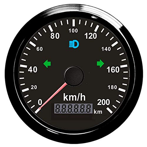 ELING GPS Tacho 200 km/h für Auto Motorrad ODO Kilometerstand 85 mm 12 V 24 V wasserdicht ELING GPS Tacho 200 km/h für Auto Motorrad ODO Kilometerstand 85 mm 12 V 24 V wasserdicht von ELING