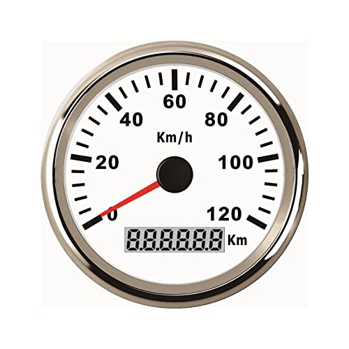 ELING GPS Tacho Kilometerzähler 120KM/H für Auto Marine UTV 85mm 12V/24V mit Hintergrundbeleuchtung ELING GPS Tacho Kilometerzähler 120KM/H für Auto Marine UTV 85mm 12V/24V mit Hintergrundbeleuchtung von ELING