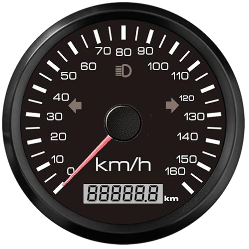 ELING GPS-Tachometer 0–160 km/h 999999 km Kilometerzähler 85 mm 9–32 V mit rot/gelber Hintergrundbeleuchtung für LKW Wohnmobil SUV ELING GPS-Tachometer 0–160 km/h 999999 km Kilometerzähler 85 mm 9–32 V mit rot/gelber Hintergrundbeleuchtung für LKW Wohnmobil SUV von ELING