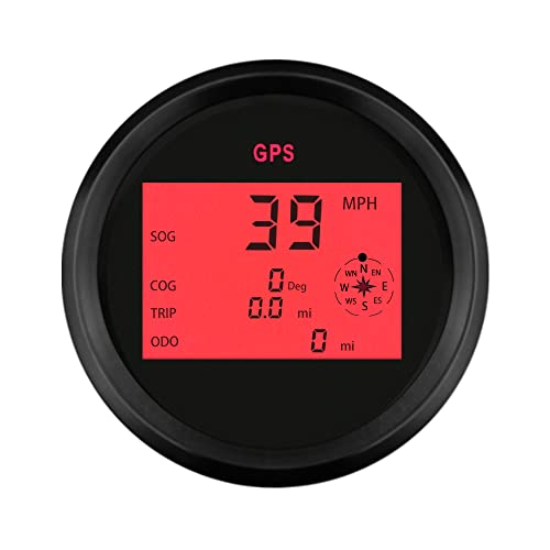 ELING Universal Digital GPS Tachometer Kilometerzähler 85 mm 12V/24V ELING Universal Digital GPS Tachometer Kilometerzähler 85 mm 12V/24V von ELING