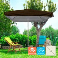 3x3 quadratischer Aluminium-Gartenschirm mit Mittelstange Marte Brown 3x3 quadratischer Aluminium-Gartenschirm mit Mittelstange Marte Brown von ELIOS PARASOLS