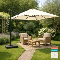 Ampelschirm 3x3 Quadratisch Pendelschirm Garten Café Alu Vienna Ampelschirm 3x3 Quadratisch Pendelschirm Garten Café Alu Vienna von ELIOS PARASOLS