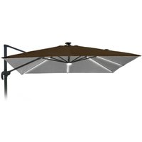 Ersatzschirm für Ampelschirm Sonnenschirm Gartenschirm 3x3 Aluminium Arm Paradise LED Brown Light Ersatzschirm für Ampelschirm Sonnenschirm Gartenschirm 3x3 Aluminium Arm Paradise LED Brown Light von ELIOS PARASOLS