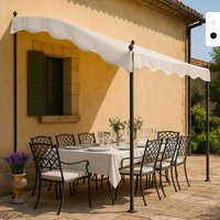 Pavillon 3x2 Meter Garten Stahl Café Hotel Pergola UV-Schutz - Schwarz von ELIOS PARASOLS