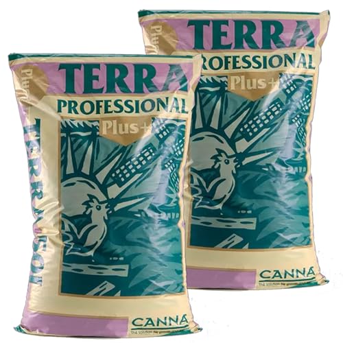 Canna Terra Professional Plus 50L doppelt, 2x50L Säcke gesamt 100L – Hochwertige Pflanzerde für optimale Pflanzenentwicklung – Ideal für Indoor- und Outdoor-Gärtner von ELITE BBQ