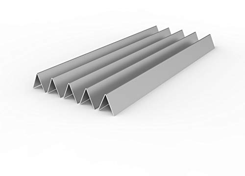 ELITE BBQ V2A 1,5 mm Starke Edelstahl Aromaschienen Flavorizer Bars Flammenblech für Weber Spirit 210 220 bis Baujahr 2012 mit Seitenregler Regler seitlich von ELITE BBQ