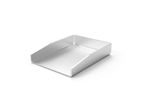 ELITE BBQ V2A Edelstahl Universal Grillplatte BBQ Plancha 20 x 15 massiv 4mm Stärke Grillblech Bratplatte geeignet für Holzkohlegrills Gasgrills wie Weber Napoleon Grill Campingaz Broil King von ELITE BBQ