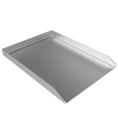 ELITE BBQ V2A Edelstahl Universal Grillplatte BBQ Plancha 40 x 30 massiv 4mm Stärke Grillblech Bratplatte geeignet für Holzkohlegrills Gasgrills wie Weber Napoleon Grill Campingaz Broil King von ELITE BBQ