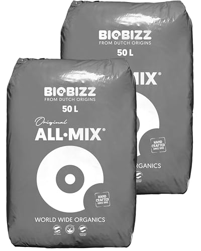 Biobizz 100 Liter 2x50L Allmix All Mix Erde, 2 x 50L Säcke, Gesamt 100L, Grow Erde Grower Erde von ELITE BBQ