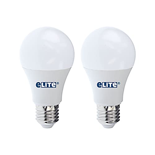 eLITe LED Lampe E27, 10W, 840, 4000K, Universalweiß, 900lm, 240°, ersetzt 60W, 2 Stück von eLITe