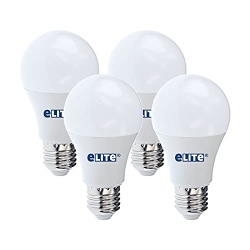 eLITe LED Lampe E27, 10W, 840, 4000K, Universalweiß, 900lm, 240°, ersetzt 75W, 4 Stück von eLITe