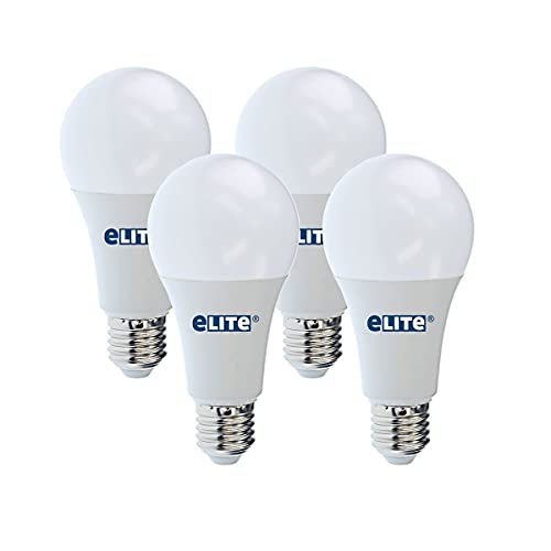 eLITe LED Lampe E27, 15W, 840, 4000K, Universalweiß, 1350lm, 240°, ersetzt 100W, 4 Stück von eLITe