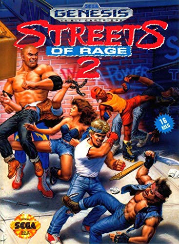 ELITEPRINT Street of Rage 2 Mega Drive Classics Retroposter A3 auf 250 g/m² Druckmaterial Nintendo Arcade Games Room Reproduktion von ELITEPRINT