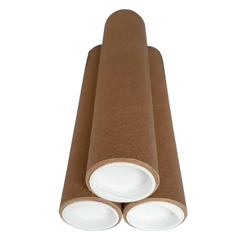 Versand Schutz Aufbewahrungs Hülse Rohr Rolle 10-50cm bis DIN A2 mit Deckel Durchmesser innen 38mm (20cm, B: 3 x 20cm) von ELIX