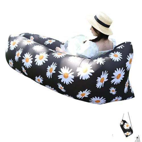ELIXINFAZ Kissen Aufblasbares Sofa Tragbares Lazy Air Sofa Outdoor Faltbar Aufblasbar Bett Schlafsack von ELIXINFAZ