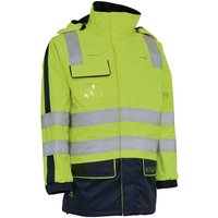 Elka Rainwear - Multinorm-Warnschutzparka securetech Größe l gelb/marineblau von ELKA RAINWEAR