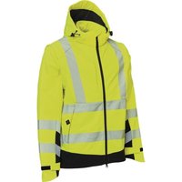 Elka Rainwear - Warnschutz Softshelljacke visible xtreme Gr.L warngelb/schwarz Elka Rainwear - Warnschutz Softshelljacke visible xtreme Gr.L warngelb/schwarz von ELKA RAINWEAR