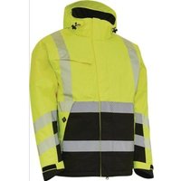 Elka Rainwear - Warnschutz-Winterjacke visible xtreme Gr.L warngelb/schwarz von ELKA RAINWEAR
