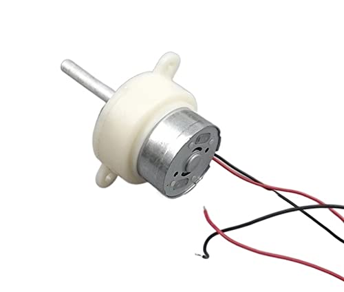 Getriebestrom 300 DC-Getriebemotor mit langer Achse, 38,5 mm x M5-Welle DC 12 V DC-Motor Kleiner reversibler langsamer Motor Getriebe elektrisch Getriebestrom 300 DC-Getriebemotor mit langer Achse, 38,5 mm x M5-Welle DC 12 V DC-Motor Kleiner reversibler langsamer Motor Getriebe elektrisch von ELLANA