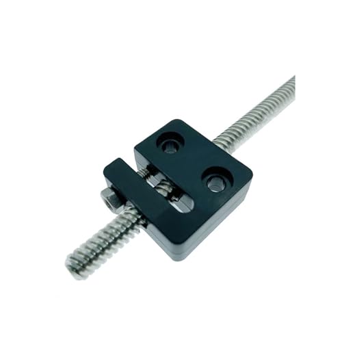 Gewindespiel 1pc T8 Anti Backlash Mutter Block 2mm Pitch 1mm Blei 2mm 4mm 8mm 12mm 14mm Blei T8 Blei Schraube Kunststoff Mutter 3D Drucker Schraube Mutter Schraube trapezförmig (Size : Pitch 2mm Lead von ELLANA