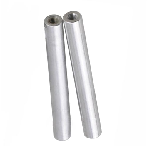 Gewindespiel M5 M6 Aluminium-Abstandshalter mit Innengewinde, runde Aluminium-Abstandsstangen, 4 mm bis 100 mm Länge, lange Drohnen-Abstandshalter Schraube trapezförmig (Color : 90mm, Size : M6 2pcs von ELLANA