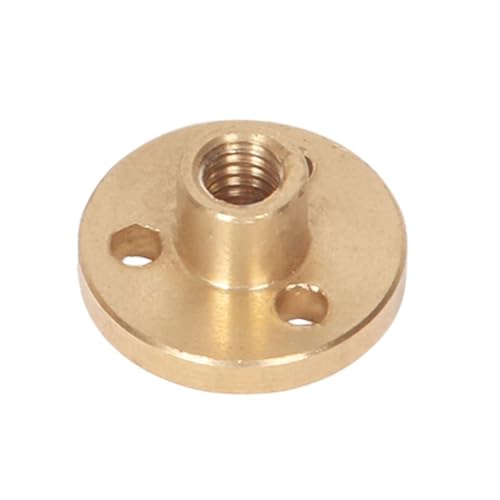 Gewindespiel T4-Gewindespindelstangen-Flanschmutter, 4 mm Durchmesser, trapezförmige Schraubenstange, Messingmutter, Kunststoffmutter, 1 mm Steigung, 1 mm 2 mm Blei-Tr4-Gewindemutter Schraube trapezfö von ELLANA