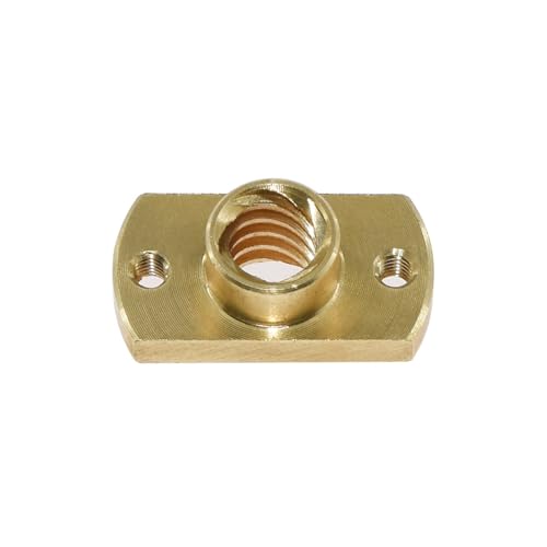 Gewindespiel Tr8x2 Tr8x8 Eliminate Gap Nut 2mm Pitch 2mm 8mm Lead T8 Lead Screw Anti-Backlash Brass Nut Plastic Spring Loaded Nut Schraube trapezförmig (Color : E, Size : Pitch 2mm Lead 2mm) von ELLANA