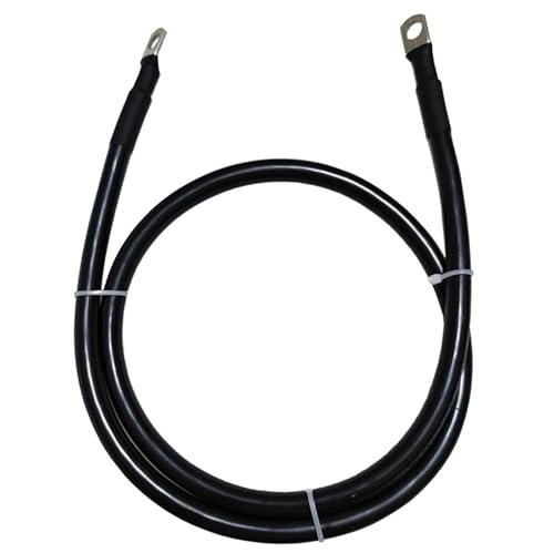 Kabel flexibel 20 cm 8/6/4/2 AWG Kupferdraht mit Kabelschuhen 10/16/25/35 mm quadratisches Batterieanschlusskabel for Wechselrichter-Batterieserien-Parallelanschluss Verlängerungsstecker (Size : M8 - von ELLANA