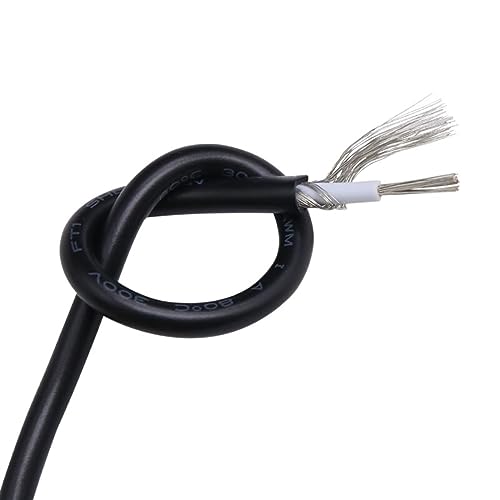 Kabel flexibel UL1533 Elektronisches Kupfersignal-Abschirmkabel 28 26 24 22 20 18 16 14 AWG UL1185 Channel Audio Single Core 1Core Abgeschirmter Draht 5/10Meter Verlängerungsstecker (Size : 10 Meters von ELLANA