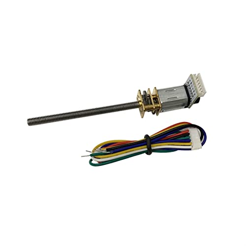 angetriebener mini N20 M4 * 55-mm-Wellenmotor, 6V 10 URPM. Micro-Motor mit niedrigem Geschwindigkeit mit 12-mm-Getriebe 1:12 Pulshalle-Präzisions-Encoder Drehmoment-Getriebe (Size : 100RPM) von ELLANA
