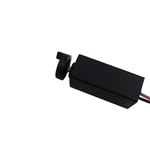 angetriebener mini N20 dc. Getriebe kleiner Motor, Miniaturgenauigkeit All-Metal-Getriebe 3V 6V 9V. Motor mit schwarz/weißem wasserdichtem Fall Drehmoment-Getriebe (Size : With black case) von ELLANA