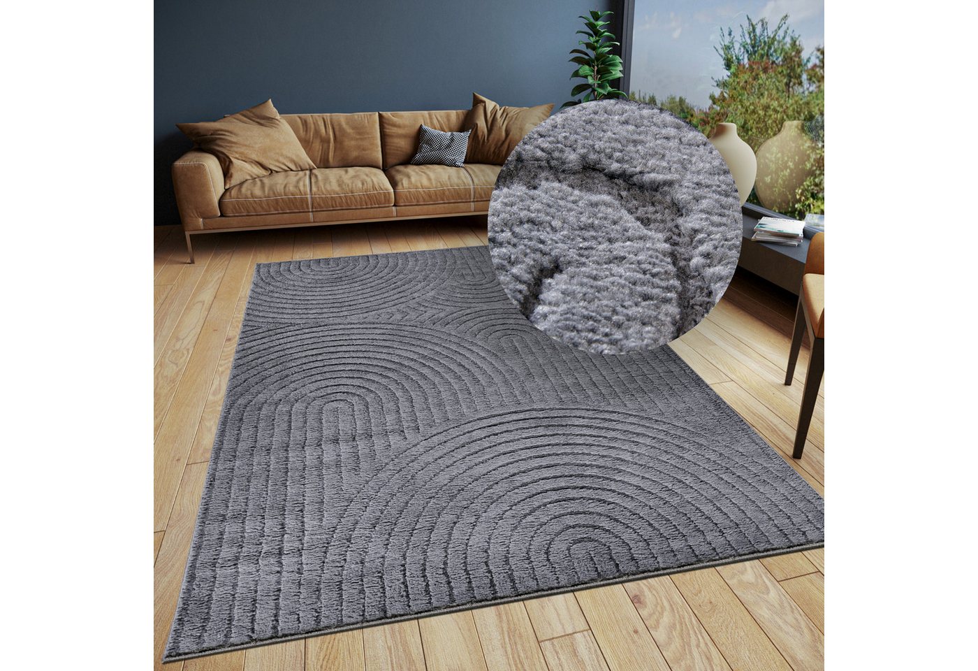 ELLE DECORATION Designteppich Cosy Panglao, auch als Rundteppich erhältlich, rechteckig, Höhe: 14 mm, uni Kurzflor, Hoch Tief Struktur, modern, Skandi, Boho, Wohnzimmer ELLE DECORATION Designteppich Cosy Panglao, auch als Rundteppich erhältlich, rechteckig, Höhe: 14 mm, uni Kurzflor, Hoch Tief Struktur, modern, Skandi, Boho, Wohnzimmer von ELLE DECORATION