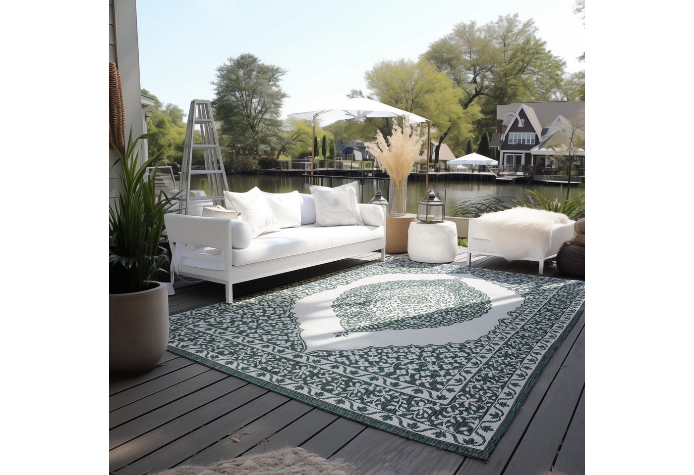 ELLE DECORATION Teppich Meekly Wendeteppich, rechteckig, Höhe: 5 mm, Flachgewebe, In-& Outdoor, Modern, beidseitig, Balkon, Wohnzimmer ELLE DECORATION Teppich Meekly Wendeteppich, rechteckig, Höhe: 5 mm, Flachgewebe, In-& Outdoor, Modern, beidseitig, Balkon, Wohnzimmer von ELLE DECORATION