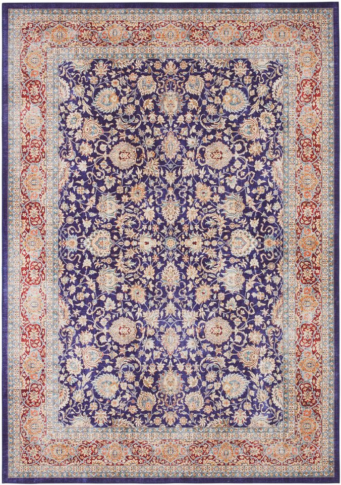 Teppich Keshan Maschad, ELLE DECORATION, rechteckig, Höhe: 5 mm, Orientalisch, Orient, Kurzflor, Vintage, Wohnzimmer, Schlafzimmer von ELLE DECORATION