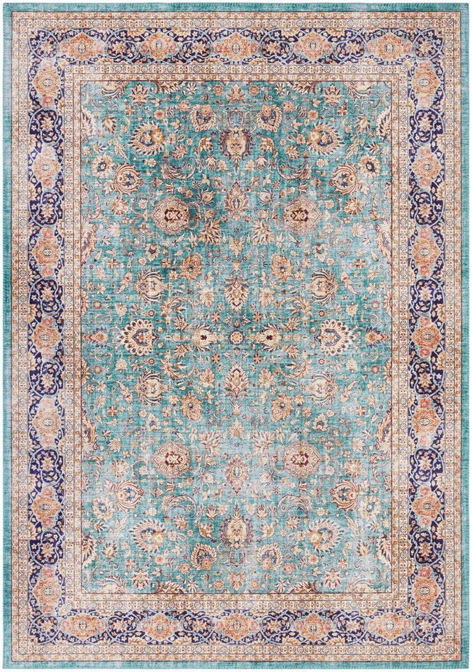 Teppich Keshan Maschad, ELLE DECORATION, rechteckig, Höhe: 5 mm, Orientalisch, Orient, Kurzflor, Vintage, Wohnzimmer, Schlafzimmer von ELLE DECORATION