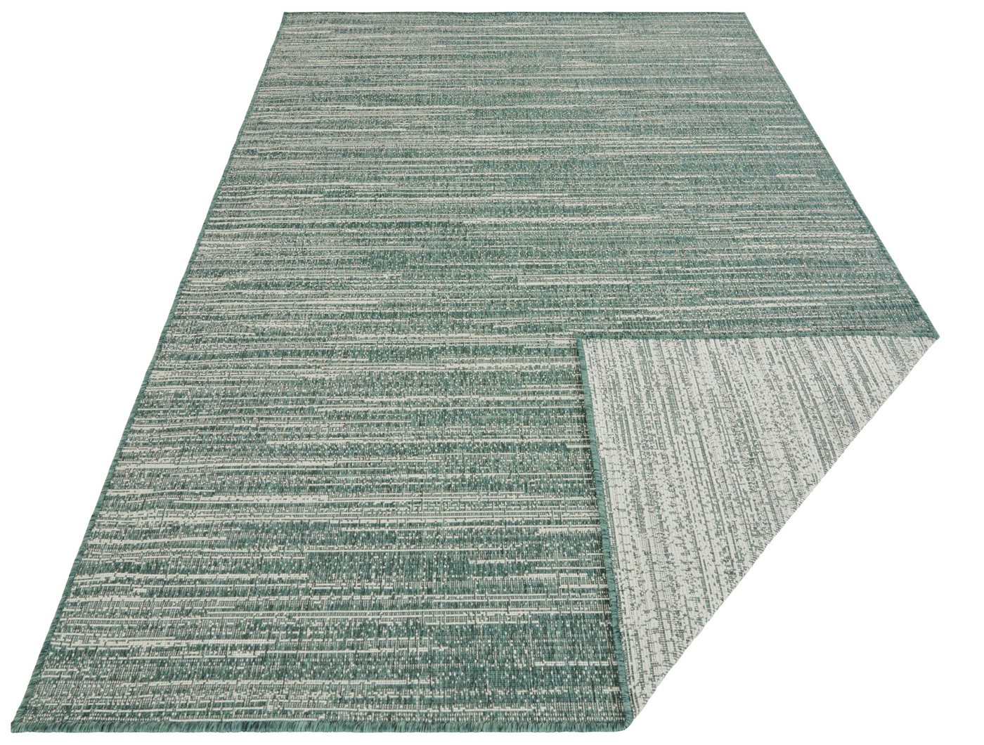 Teppich Mèlange, ELLE DECORATION, rechteckig, Höhe: 5 mm, Flachgewebe, In-& Outdoor, Modern, Wendeteppich, Balkon, Wohnzimmer von ELLE DECORATION