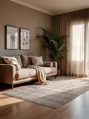 Elle Decoration Design Teppich Tourmaline - Moderner Wohnzimmerteppich, Kurzflor, Geometrisches Muster, Weich, Glamourös, Glanz-Effekt für Wohnzimmer, Schlafzimmer, Flur - Creme Beige, 120x170cm Elle Decoration Design Teppich Tourmaline - Moderner Wohnzimmerteppich, Kurzflor, Geometrisches Muster, Weich, Glamourös, Glanz-Effekt für Wohnzimmer, Schlafzimmer, Flur - Creme Beige, 120x170cm von Elle Decoration
