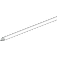 Türanschlagdichtung 232 DIY Länge 6 m Breite 9,5 mm selbstklebend Silikon blank weiß von ELLEN