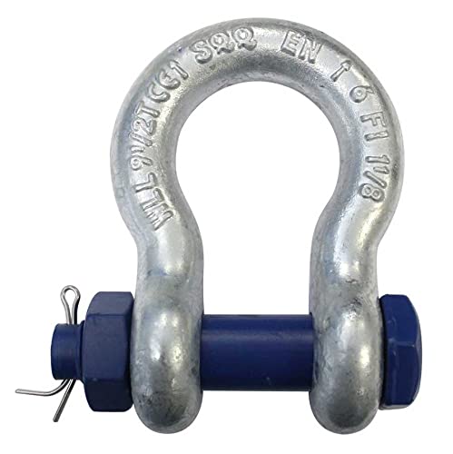 2 Stk. ELLER Schäkel geschweift, Tragfähigkeit 9,5t / 9500kg von ELLER