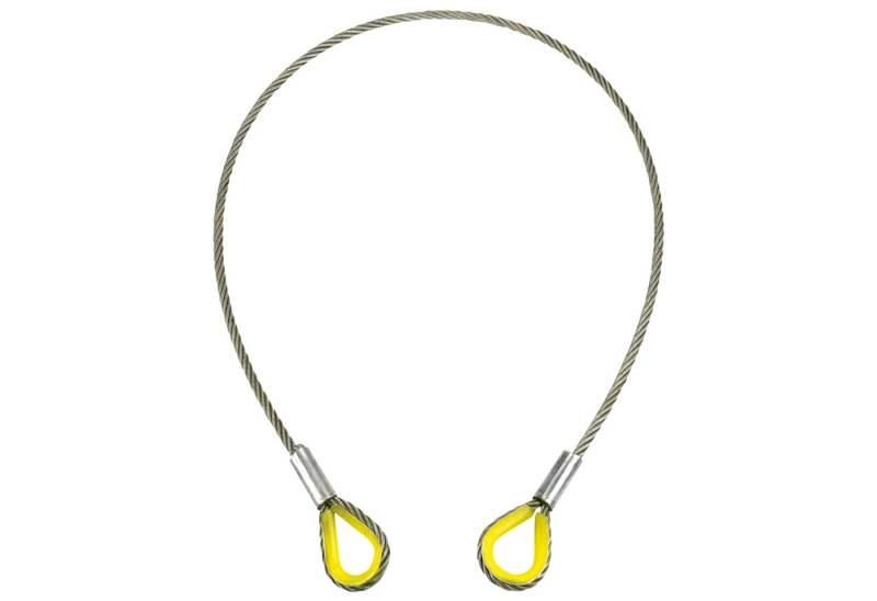 ELLER Eller Steel 2 Ton WLL - 14 mm 6 x 36 WS Core Arbeitslänge 1 m Drahtseil von ELLER