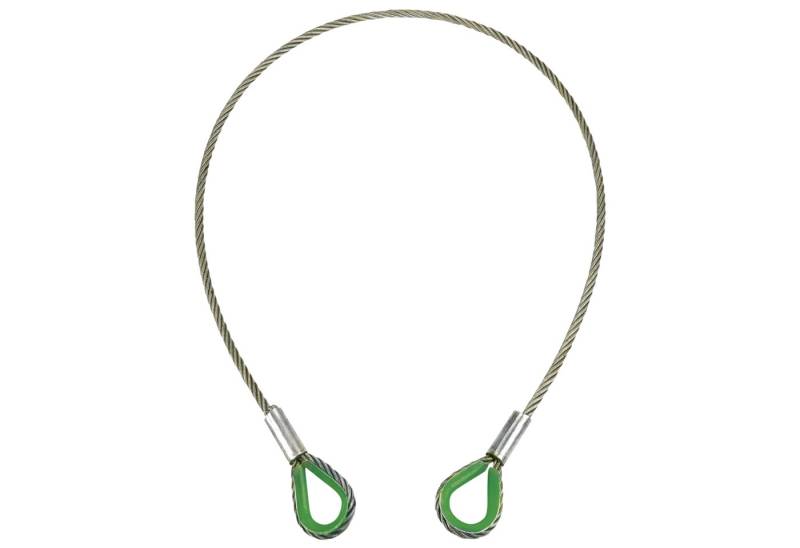 ELLER Eller Steel 2 Ton WLL - 14 mm 6 x 36 WS Core Arbeitslänge 2 m Drahtseil von ELLER