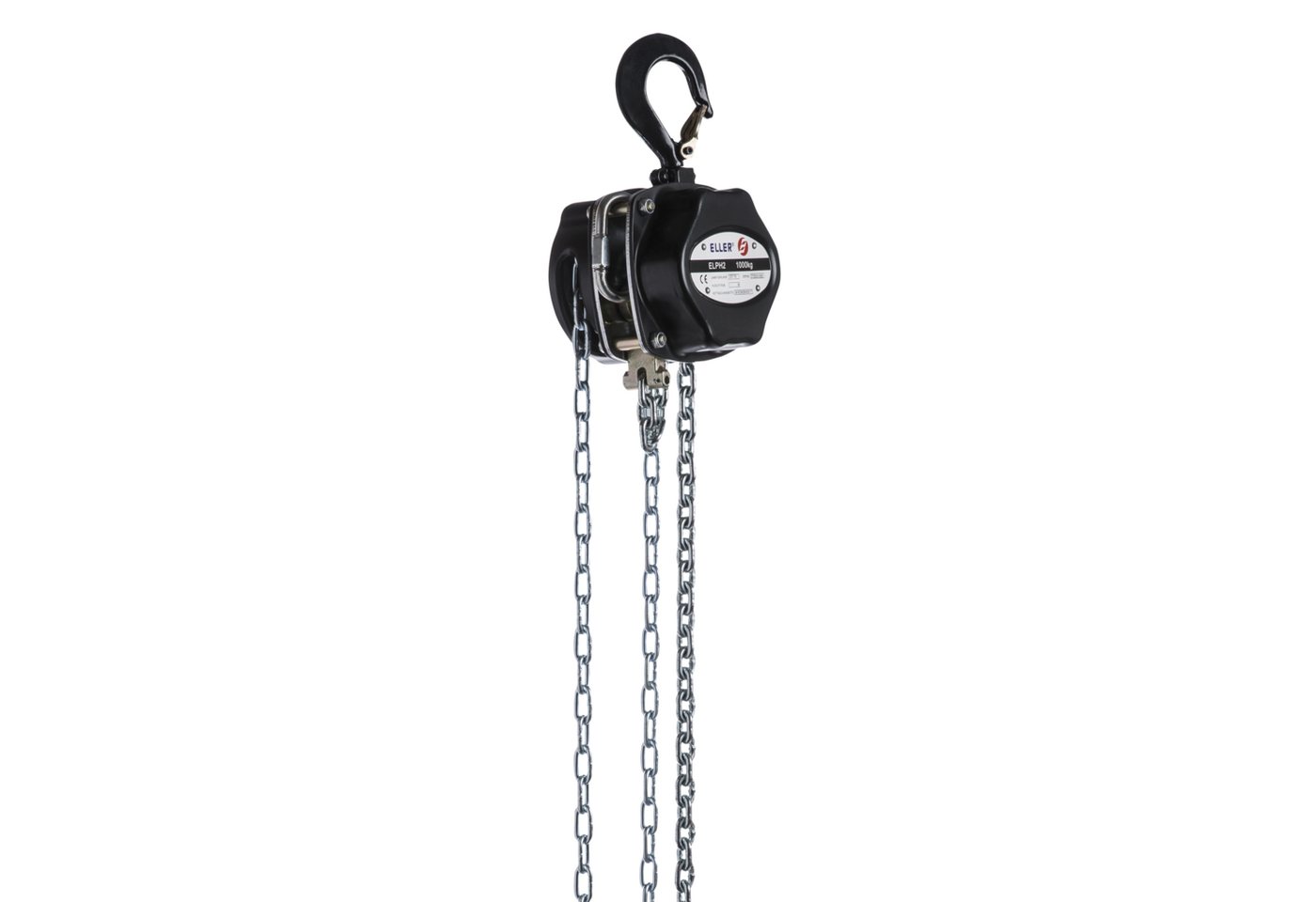 ELLER Kettenzug Eller Chain Hoist 500 kg - VBG-8 - manual Hubhöhe 12 m von ELLER