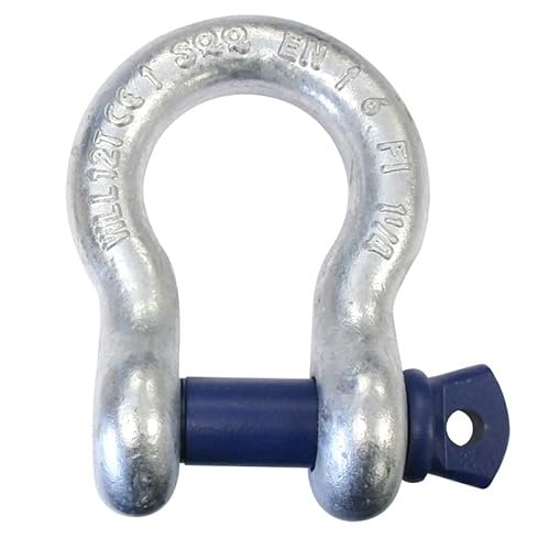 ELLER Schäkel - Harfen-Verschluss Brustbolzen - einfach zu verwenden, aus superfestem Material - Temperaturbereich: -20 bis + 200 °C - 15-er Pack von ELLER