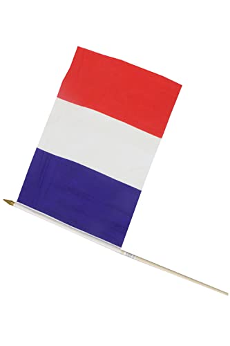 Fahne Flagge 30 x 45 cm mit Holzstab Länge 60 cm Handflagge Stockfahne (Frankreich) von ELLUG