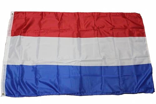 Große Fahne Flagge 90 * 150cm Hissfahne Hissflagge mit Ösen für Fahnenmast (Niederlande) von ELLUG